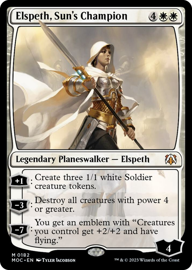 0182 Elspeth, Sun's Champion M Commander: March of the Machine
