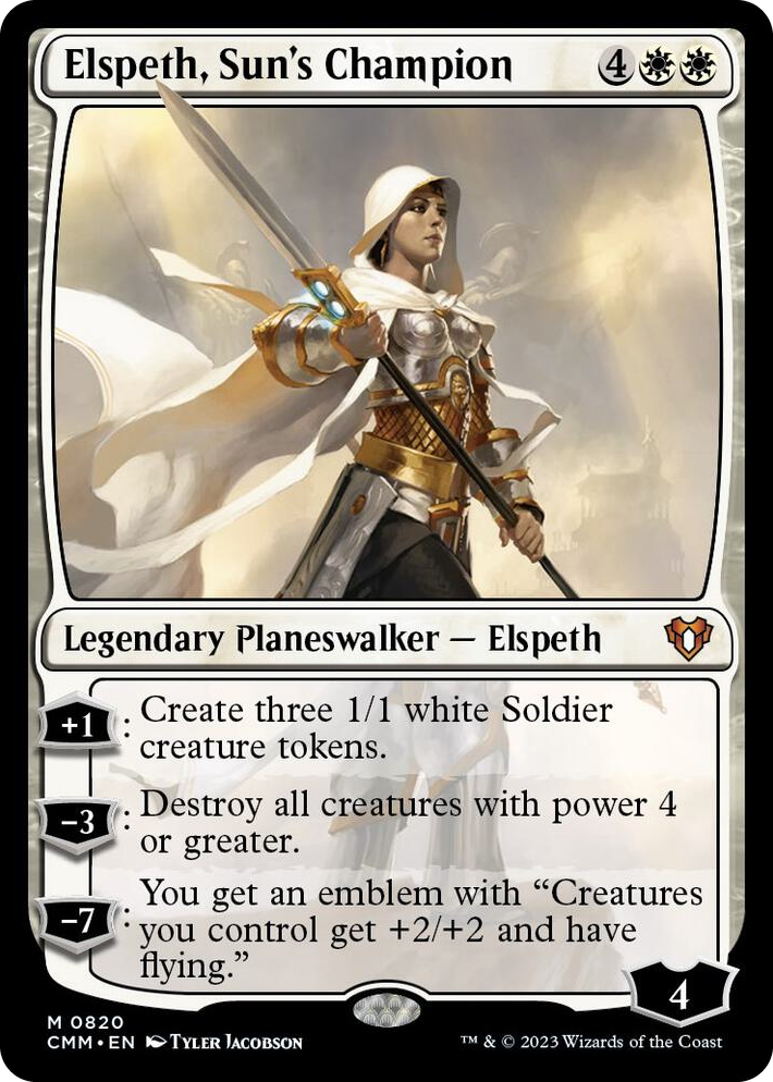 0820 Elspeth, Sun's Champion M Commander Masters