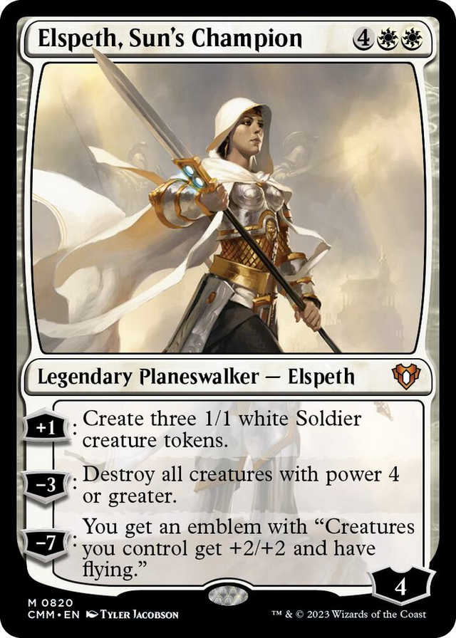 0820 Elspeth, Sun's Champion M Commander Masters