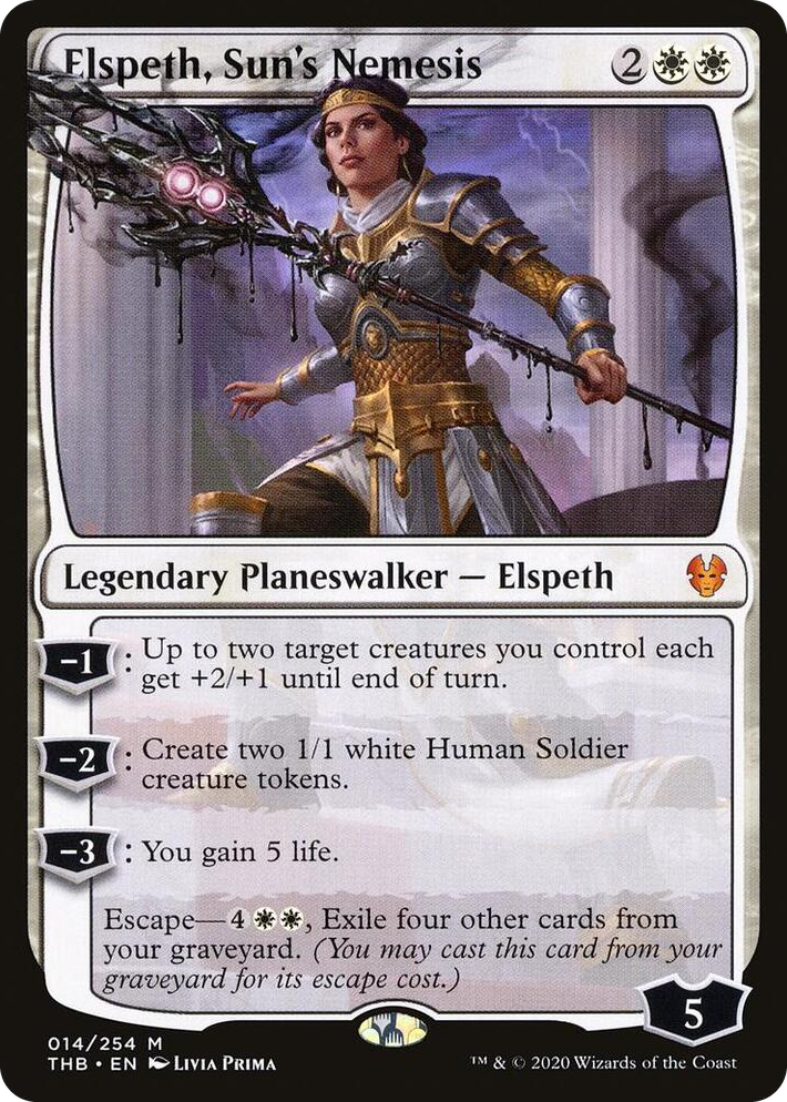 0014 Elspeth, Sun's Nemesis M Theros Beyond Death
