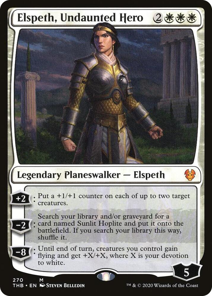 0270 Elspeth, Undaunted Hero M Theros Beyond Death