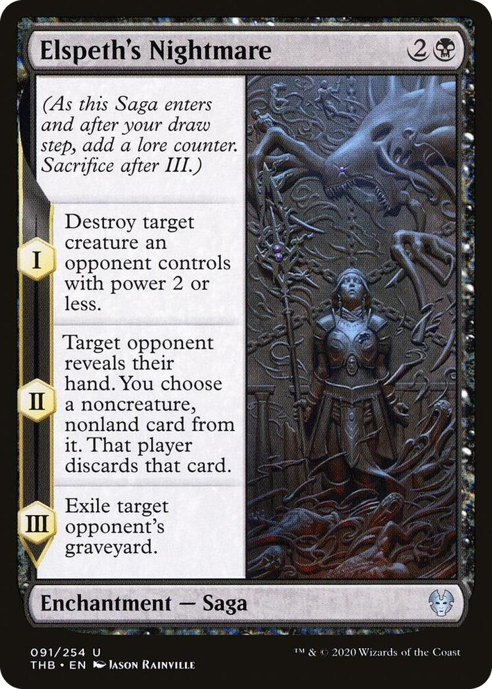 0091 Elspeth's Nightmare U Theros Beyond Death