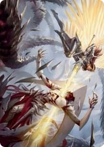 0005 Elspeth's Smite Art Card S Art Series: March of the Machine