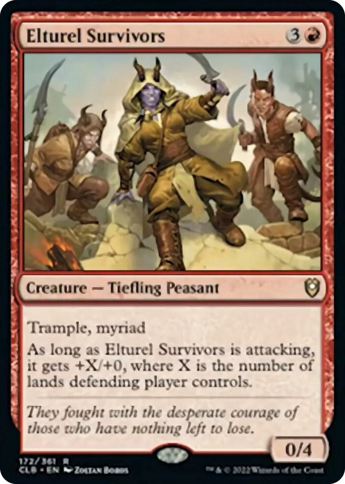 Elturel Survivors #172 R - Commander Legends: Battle for Baldur's Gate Pokemon card