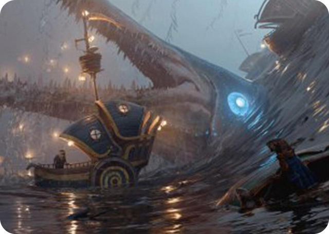 0006 Eluge, the Shoreless Sea Art Card S Art Series: Bloomburrow