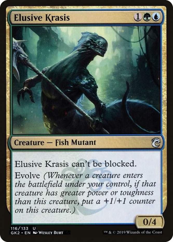0116 Elusive Krasis U Ravnica Allegiance: Guild Kits