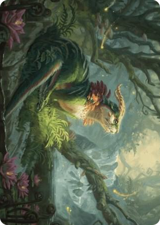 0037 Elusive Otter Art Card S Art Series: Wilds of Eldraine