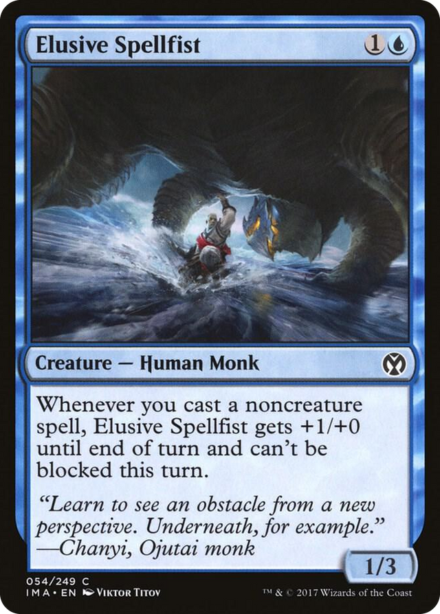 0054 Elusive Spellfist C Iconic Masters
