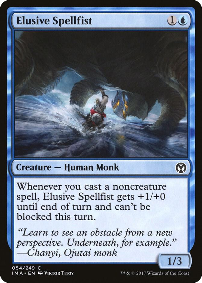 0054 Elusive Spellfist C Iconic Masters