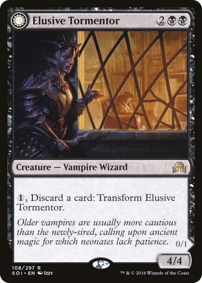 Elusive Tormentor #108 R - Shadows over Innistrad Pokemon card
