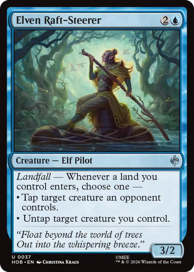 0037 Elven Raft-Steerer U The Hobbit