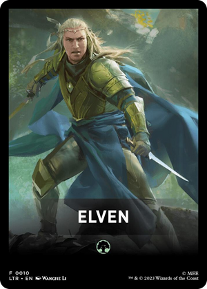 0010 Elven Theme Card T Universes Beyond: The Lord of the Rings: Tales of Middle-earth