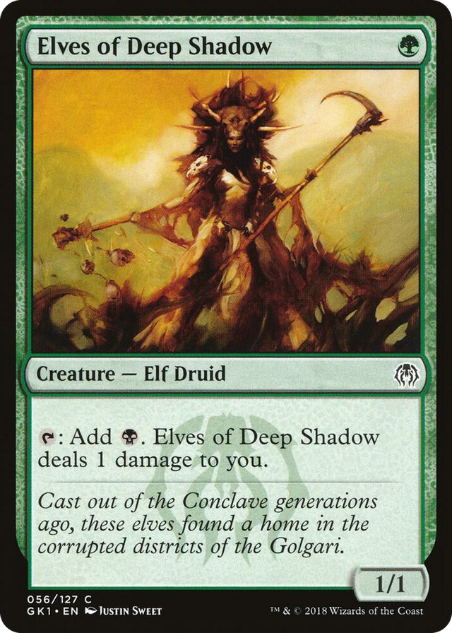 0056 Elves of Deep Shadow C Guilds of Ravnica: Guild Kits