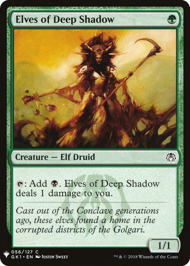 0056 Elves of Deep Shadow C The List Reprints