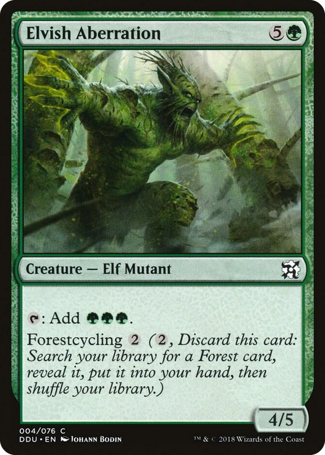 0004 Elvish Aberration C Duel Decks: Elves vs. Inventors