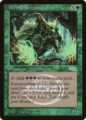 0007 Elvish Aberration P Arena Promos