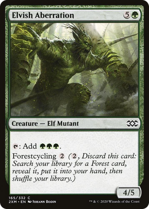 0165 Elvish Aberration C Double Masters