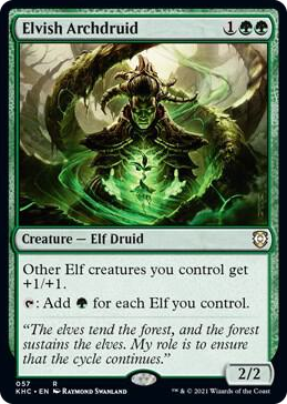 0057 Elvish Archdruid R Commander: Kaldheim