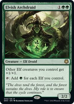 0093 Elvish Archdruid R Magic Game Night: Free-For-All