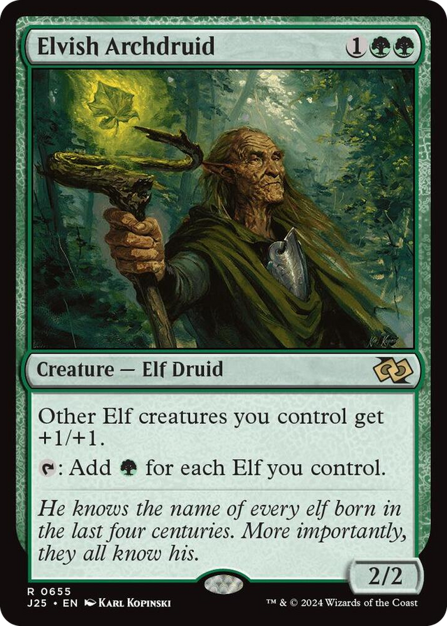 0655 Elvish Archdruid R Foundations Jumpstart