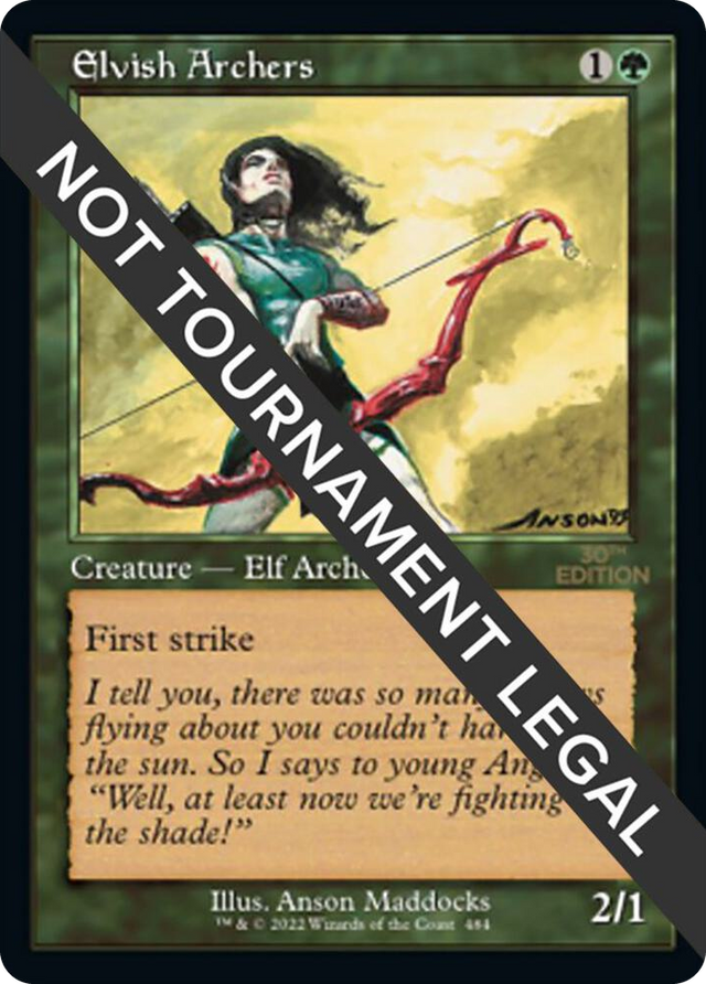 0484 Elvish Archers (Retro Frame) R 30th Anniversary Edition