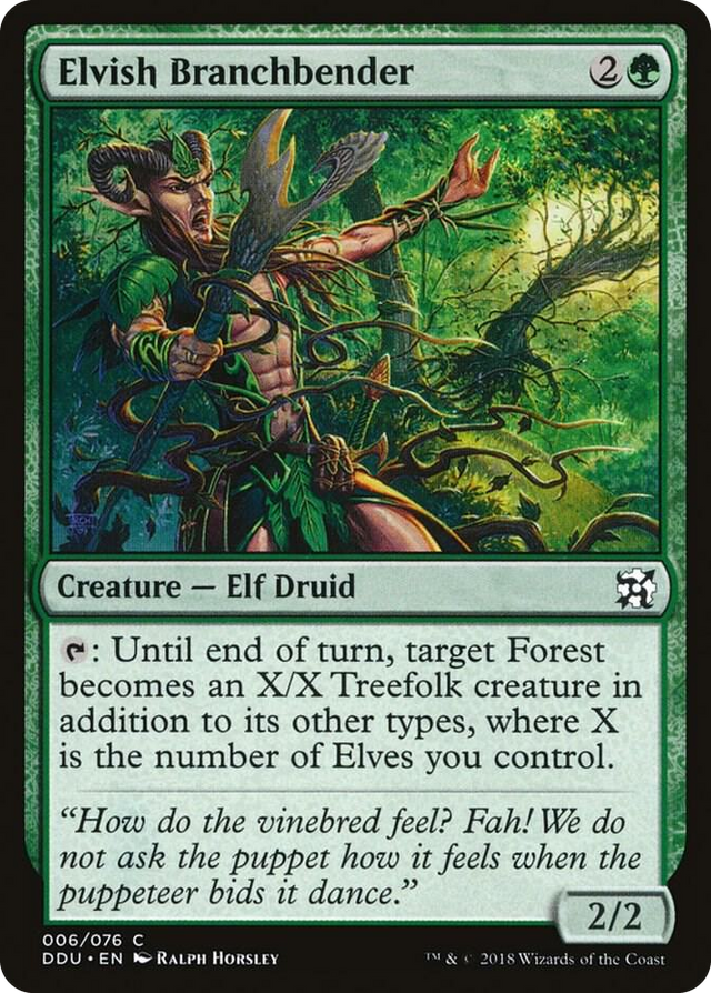 0006 Elvish Branchbender C Duel Decks: Elves vs. Inventors