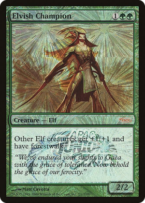 0002 Elvish Champion (Junior APAC Series) P Junior Series Promos