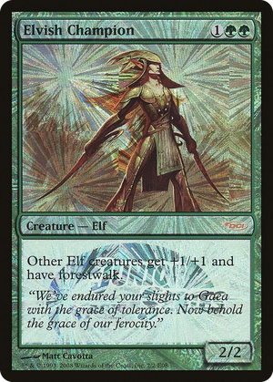 0002 Elvish Champion (Junior Series Europe) P Junior Series Promos