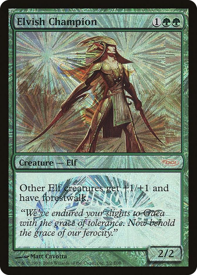 0002 Elvish Champion (Junior Series Europe) P Junior Series Promos
