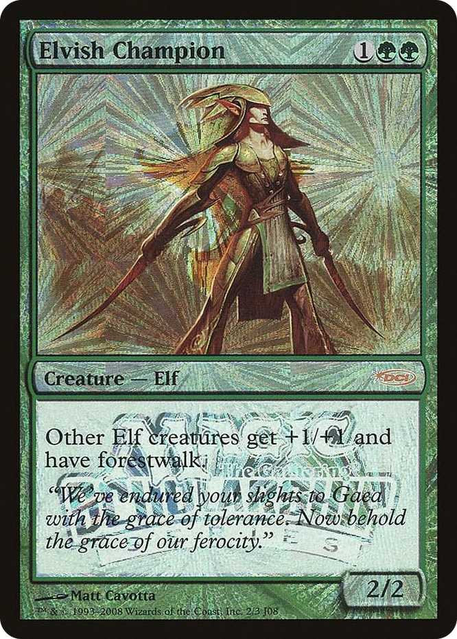 Elvish Champion (Scholarship Series) #2 P - Junior Series Promos Pokemon card