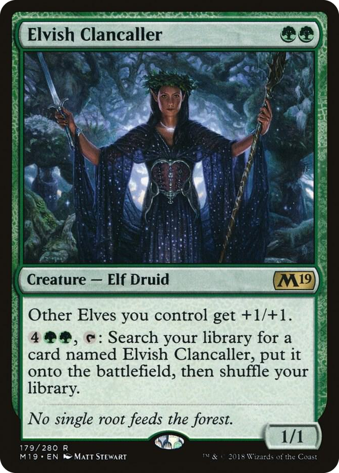 0179 Elvish Clancaller R Core Set 2019