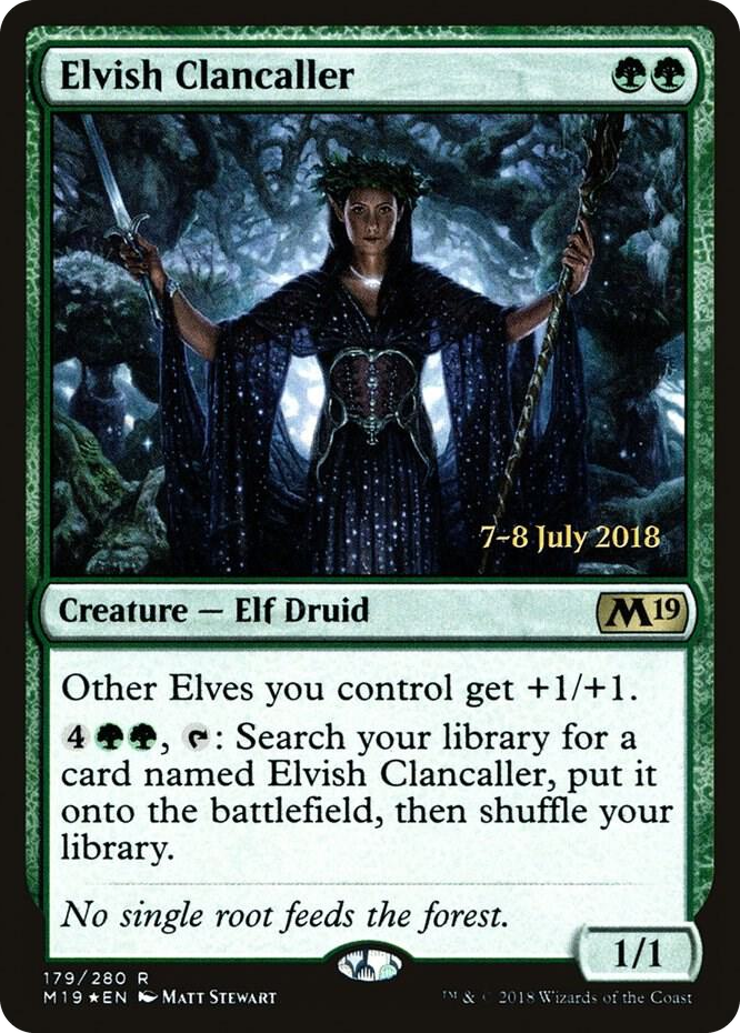 0179 Elvish Clancaller R Prerelease Cards