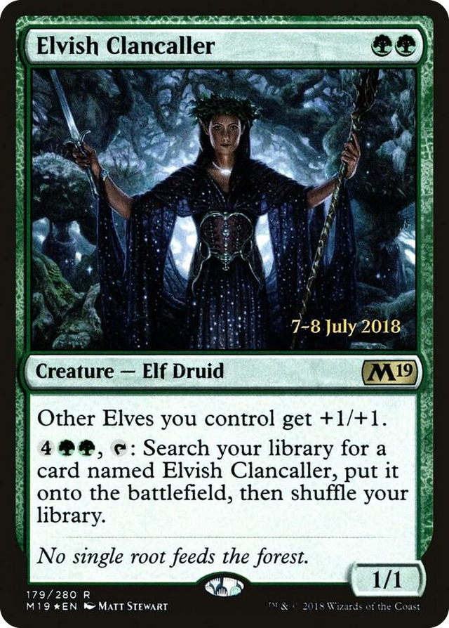 0179 Elvish Clancaller R Prerelease Cards