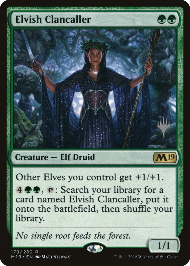 0179 Elvish Clancaller R Promo Pack: Core Set 2020