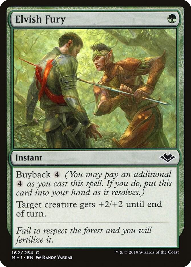 0162 Elvish Fury C Modern Horizons