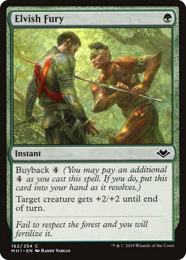 0162 Elvish Fury C Modern Horizons