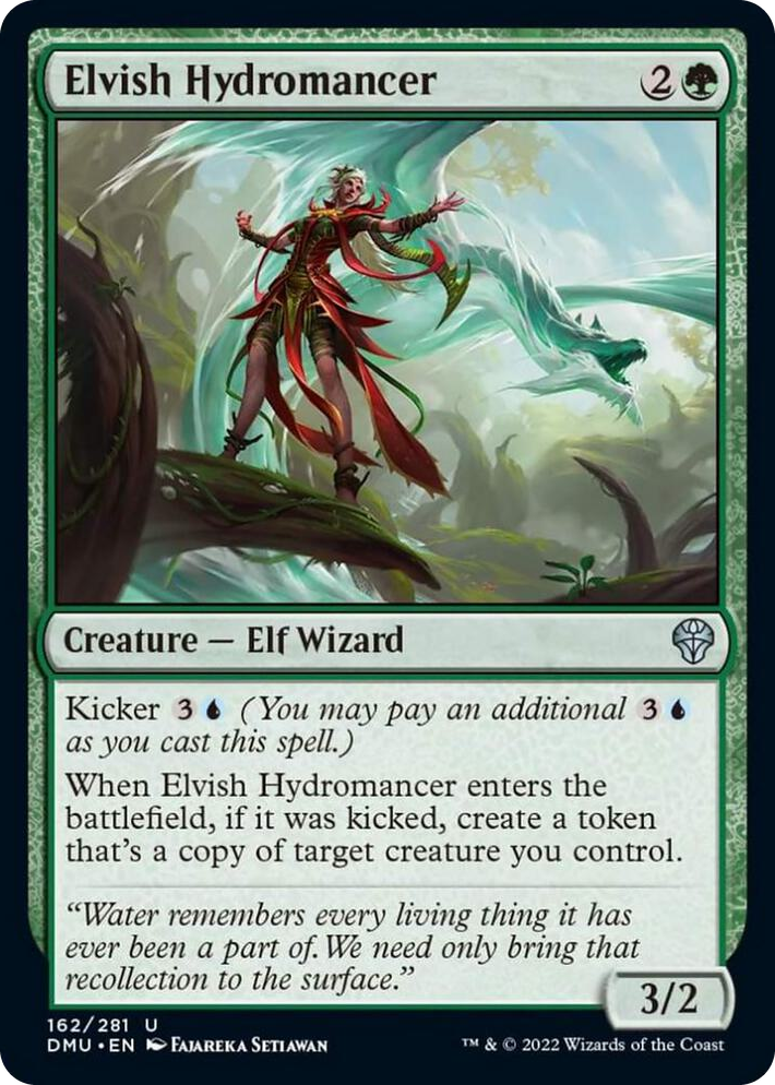 0162 Elvish Hydromancer U Dominaria United