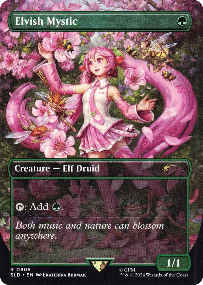 Elvish Mystic (0805) #805 R - Secret Lair Drop Series Pokemon card