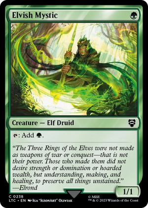 0238 Elvish Mystic C Commander: The Lord of the Rings: Tales of Middle-earth