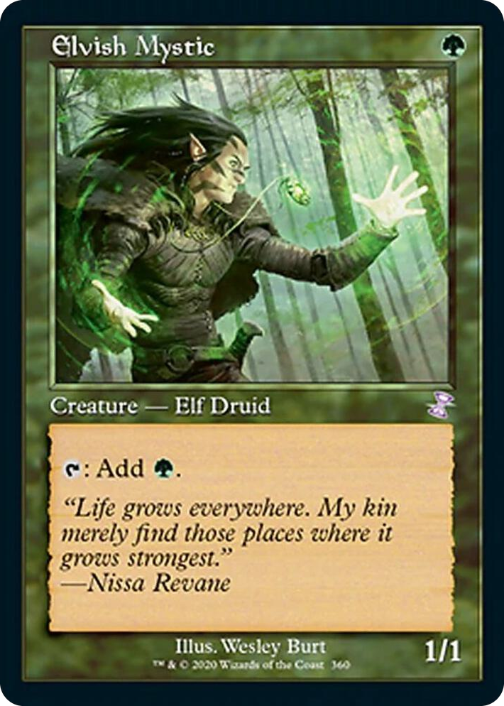 0360 Elvish Mystic S Time Spiral: Remastered