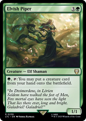 0239 Elvish Piper R Commander: The Lord of the Rings: Tales of Middle-earth