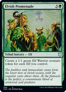0059 Elvish Promenade U Commander: Kaldheim