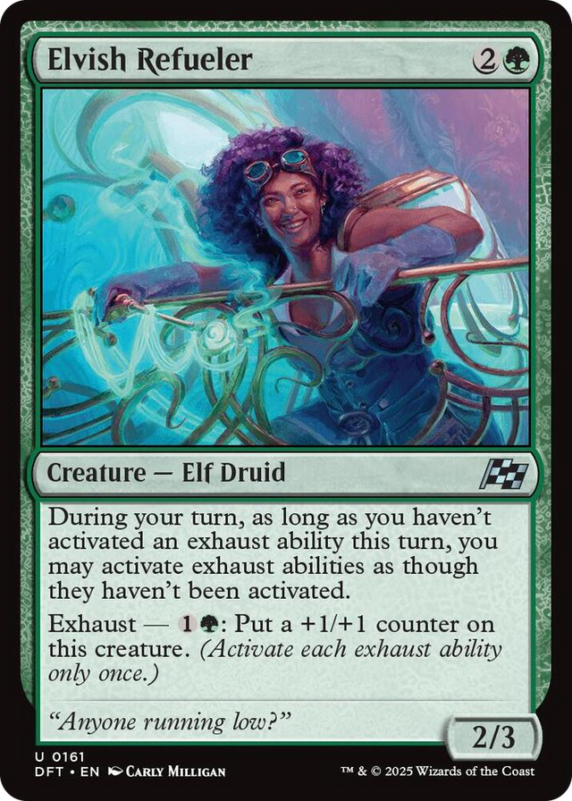 0161 Elvish Refueler U Aetherdrift