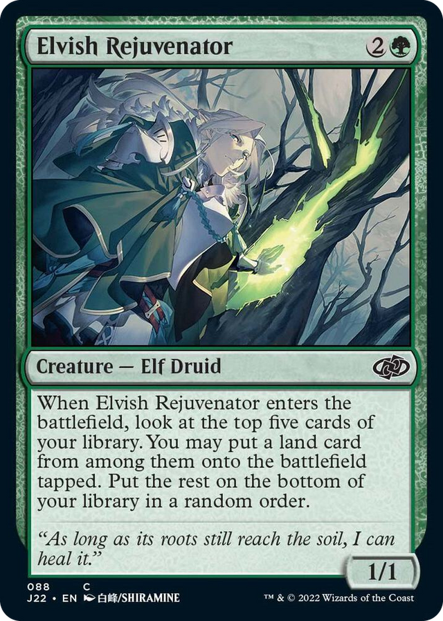 0088 Elvish Rejuvenator C Jumpstart 2022
