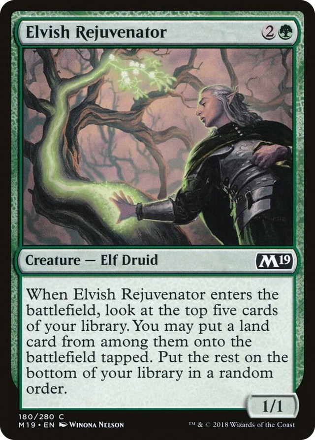 0180 Elvish Rejuvenator C Core Set 2019