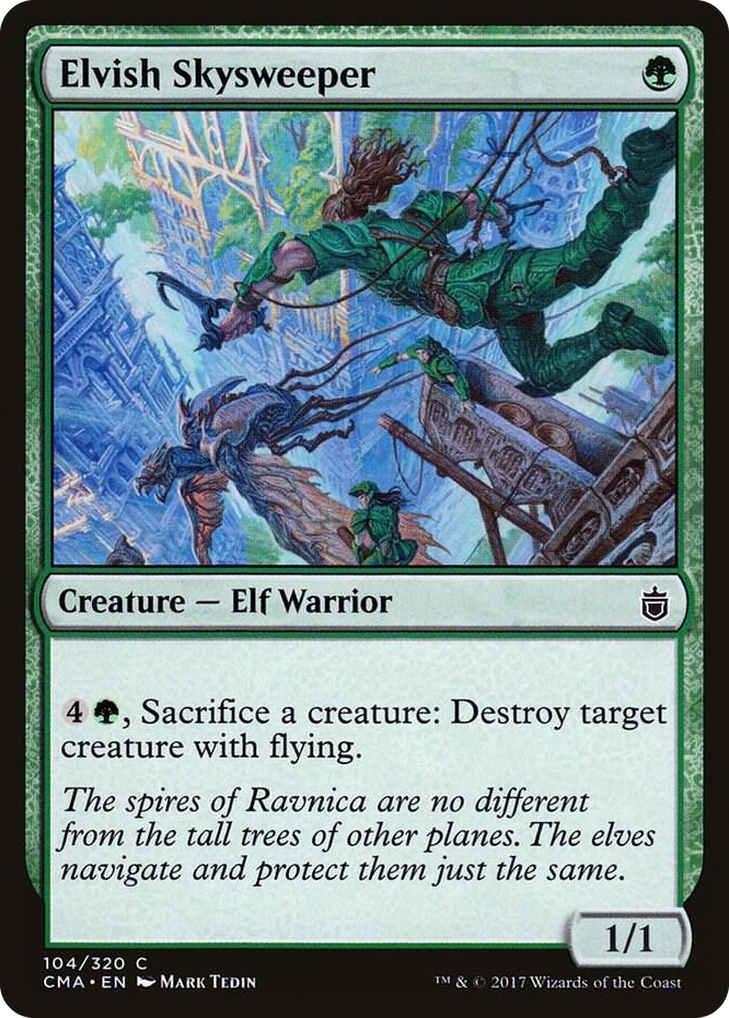 Elvish Skysweeper #104 C - Commander Anthology Pokemon card