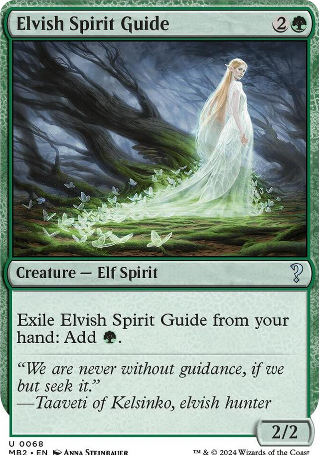 0068 Elvish Spirit Guide (White Border) U Mystery Booster 2