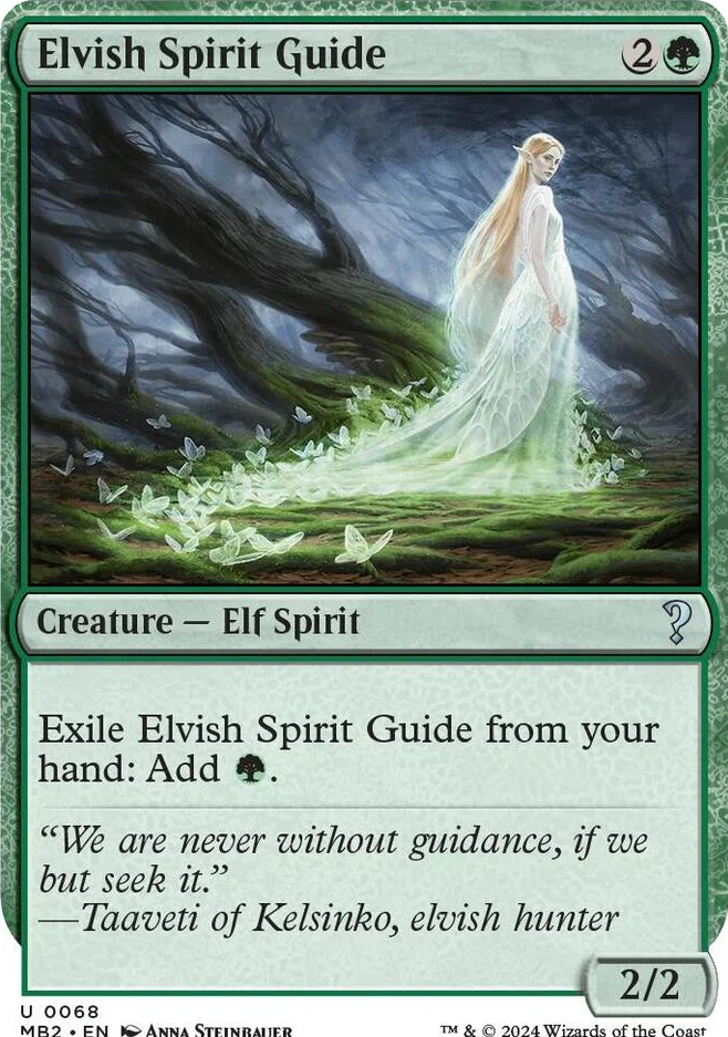 0068 Elvish Spirit Guide (White Border) U Mystery Booster 2