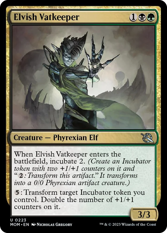 0223 Elvish Vatkeeper U March of the Machine