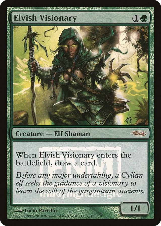 0006 Elvish Visionary P FNM Promos